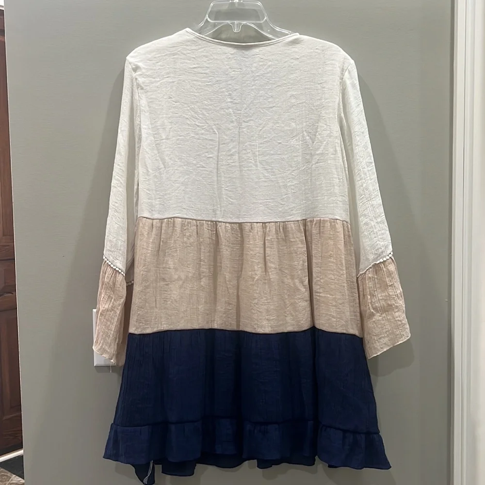 CAL Style Boho Dress Size L - Picture 2 of 8